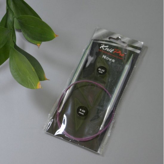 Спицы круговые металлические KnitPro Nova (9мм/60см) KnitPro