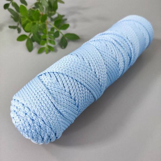 Шнур п/э 3мм (Небесный) 100м DECO