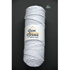Шнур х/б 3мм (Белый) 100м