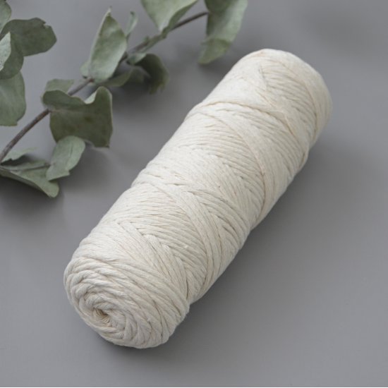 Шпагат х/б 3мм (Неокрашенный хлопок) 100м DECO
