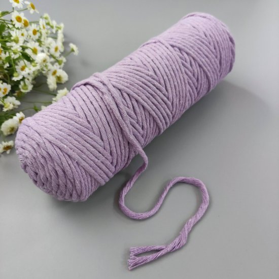 Шпагат х/б 3мм (Сирень) 100м DECO
