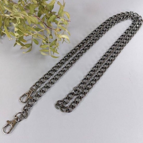 Цепь металл Т35-black, 120см Houseyarn