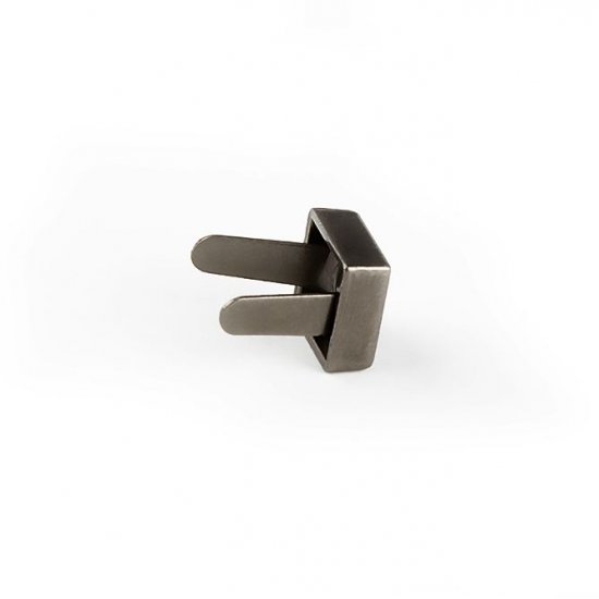 Пукля квадратная brushed nickel 1,5см Houseyarn