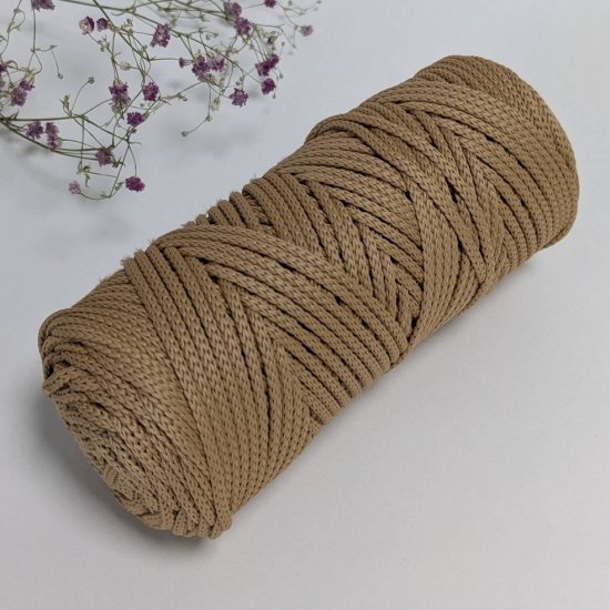 Шнур п/э 4мм (Бежевый) 100м DECO