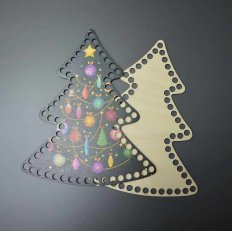 Заготовка Елка арт.1 (2 элемента) 20см