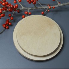Крышка для корзины (Натуральное дерево) Круг 15см