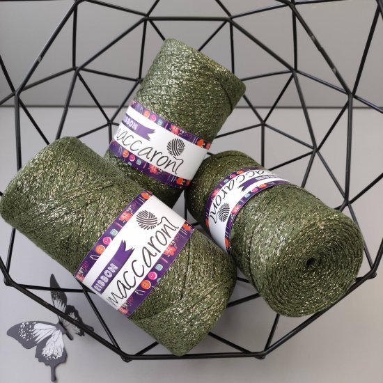 Maccaroni Ribbon Simli Recli (Хаки) 140м Bugeto