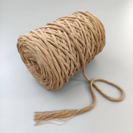Шпагат х/б 4мм (Мокко) 100м DECO
