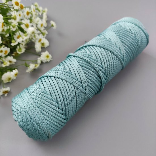 Шнур п/э 4мм (Бирюзовый), 100м DECO
