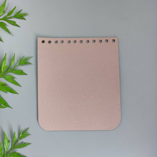 Клапан mini кожа (Фактурная роза) 13х15см Houseyarn