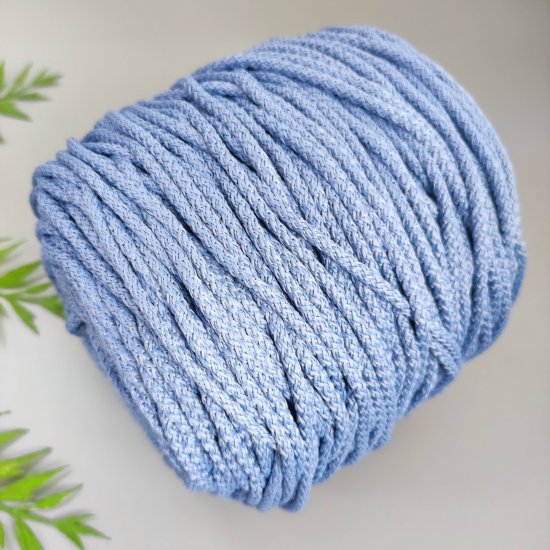Шнур п/э 5мм (Джинс) 200м (Предзаказ) Houseyarn