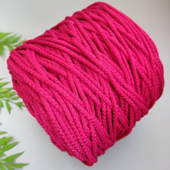 Шнур п/э 5мм (Малина) 200м (Предзаказ) Houseyarn