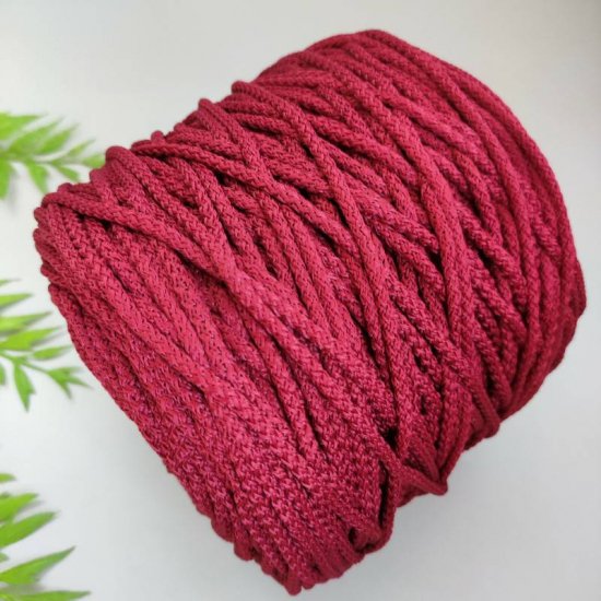 Шнур п/э 5мм (Вино) 200м (Предзаказ) Houseyarn