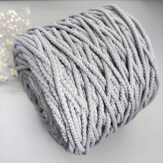 Шнур п/э 5мм (Серый) 200м (Предзаказ) Houseyarn