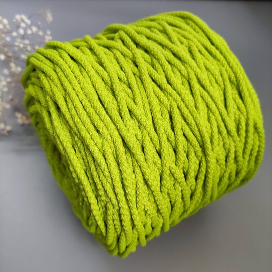 Шнур п/э 5мм (Лайм) 200м (Предзаказ) Houseyarn