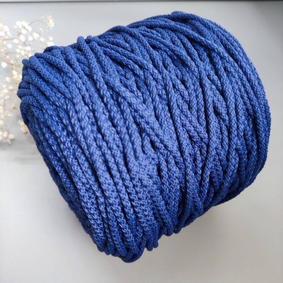 Шнур п/э 5мм (Кобальт) 200м Houseyarn