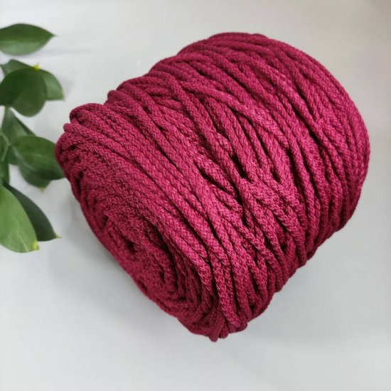 Шнур п/э 5мм (Бордо) 200м (Предзаказ) Houseyarn