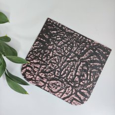 Клапан кожа (Фактурная роза) 22х20см