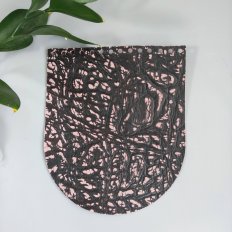 Клапан кожа (Фактурный розовый) 17х20см