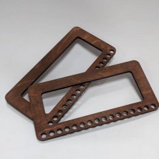 Ручки Прямоугольник (Итальянский орех) 10х20см, 2шт