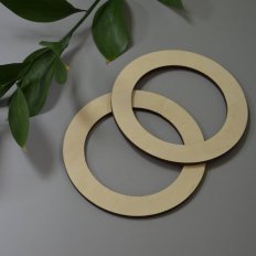 Ручки Круг (Натуральное дерево) 13,5см, 2шт