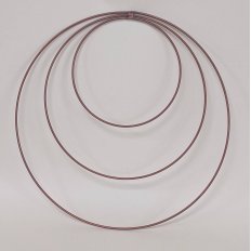 Каркас для ловца снов Круги 40х31х20см (Медный)