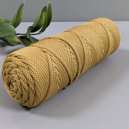 Шнур п/э 4мм (Горчица) 100м DECO