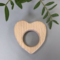 Фигурка деревянная Бук (Сердечко) 50х50мм,1шт