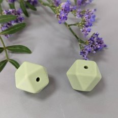 Фигурка силиконовая Многогранник (Олива) 20х24мм,1шт