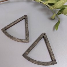 Заготовки для сережек 45х44мм, пара
