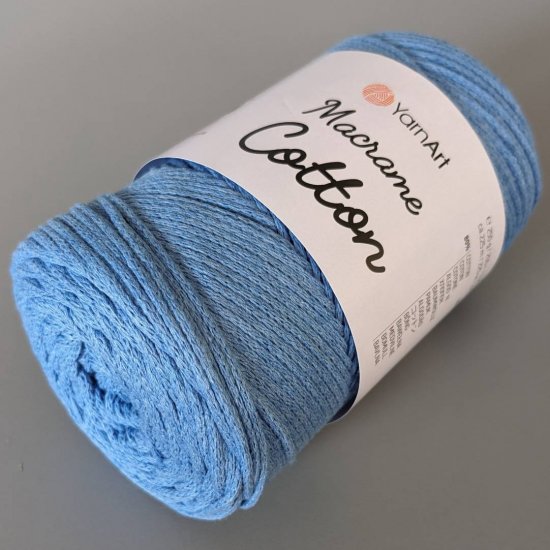 Шнур х/б 2,5-3мм Yarnart Macrame cotton (Колокольчик) 225м Yarnart