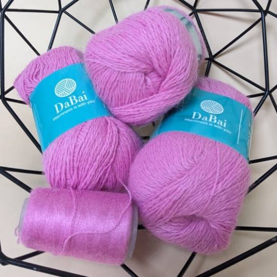 Пряжа Пух норки DABAI (Барби) 43 Houseyarn