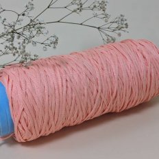 Шнур п/э 3мм плоский  (Абрикос) 200м