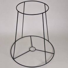 Каркас для абажура (Чёрный) 38х36х21см