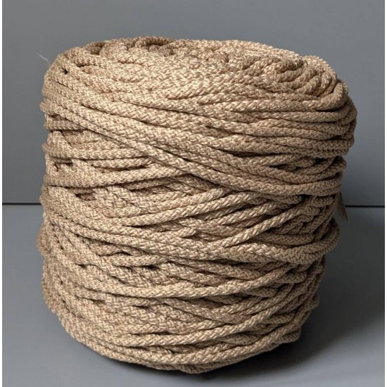 Шнур п/э 5мм (Бежевый) 200м (Предзаказ) Houseyarn